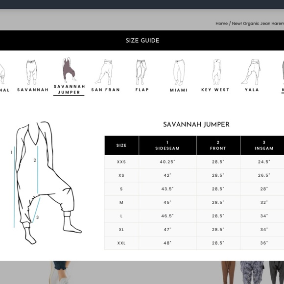 Size Small BUDDHA PANTS Jean Harem Romper - Picture 5 of 5